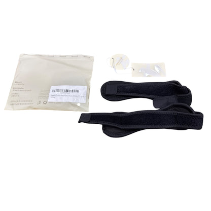 Rexchi Black Patella Tendon Knee Strap 2 - Pack, Knee Pain Relief Support Brace