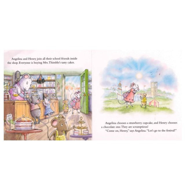 Angelina Ballerina Box Of Adventures 8 Board Books Ages 2-8 Simon Spotlight