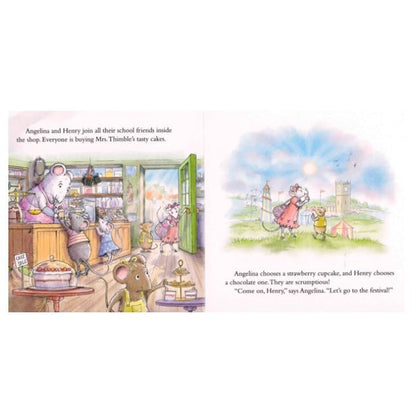 Angelina Ballerina Box Of Adventures 8 Board Books Ages 2-8 Simon Spotlight