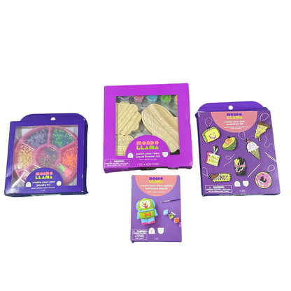 Create-Your-Own Mondo Llama Set of 4 Craft Kit Bundle