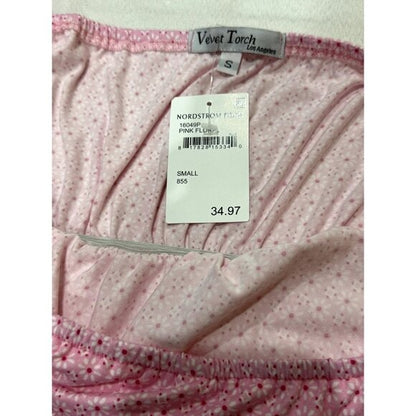 VELVET TORCH Women's Pink Dress SMALL