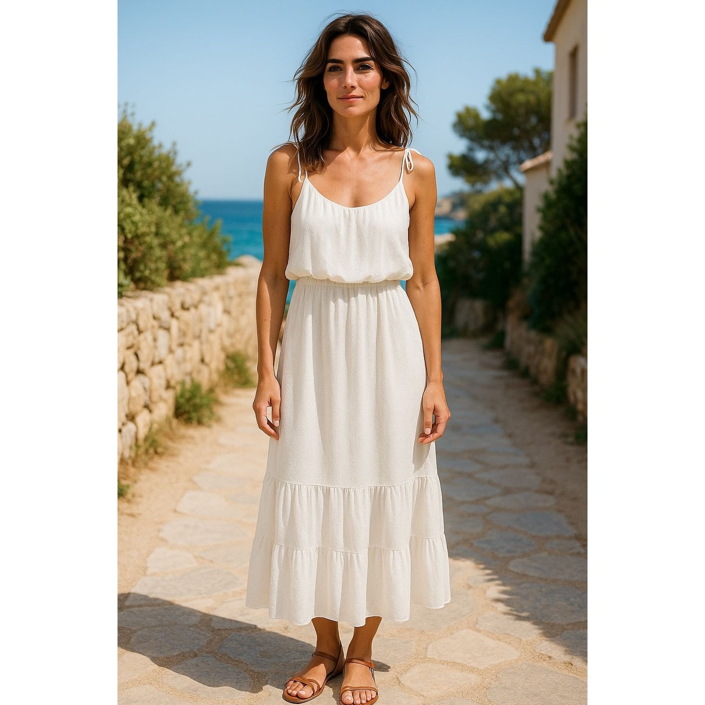 LULUS Women's White Spring23 Lace Dress SMALL