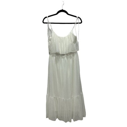 LULUS Women's White Spring23 Lace Dress SMALL