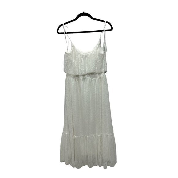 LULUS Women's White Spring23 Lace Dress SMALL