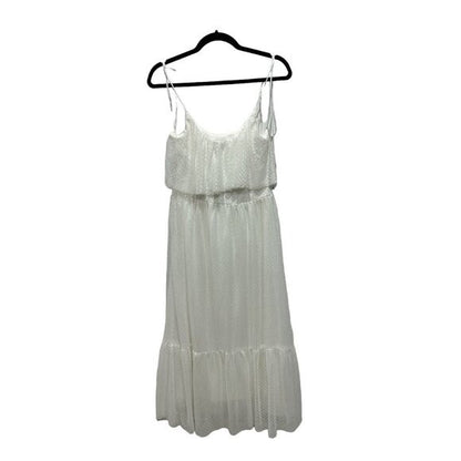 LULUS Women's White Spring23 Lace Dress SMALL