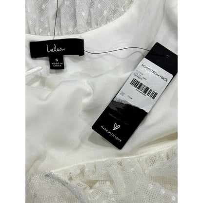 LULUS Women's White Spring23 Lace Dress SMALL