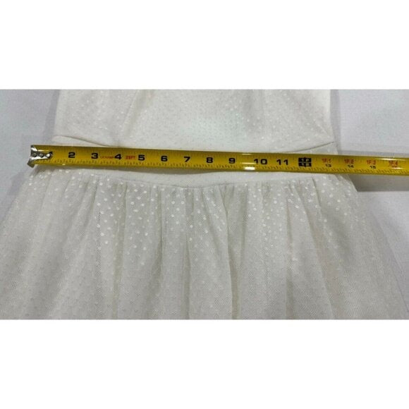 LULUS Women's White Spring23 Lace Dress SMALL