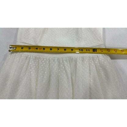 LULUS Women's White Spring23 Lace Dress SMALL