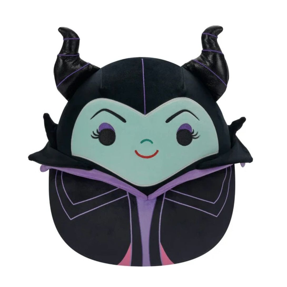 Disney Squishmallows Maleficent 8" Plush Toy - Soft Black & Purple Villain Themed Collectible