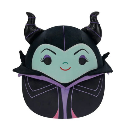 Disney Squishmallows Maleficent 8" Plush Toy - Soft Black & Purple Villain Themed Collectible