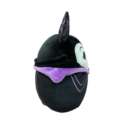 Disney Squishmallows Maleficent 8" Plush Toy - Soft Black & Purple Villain Themed Collectible
