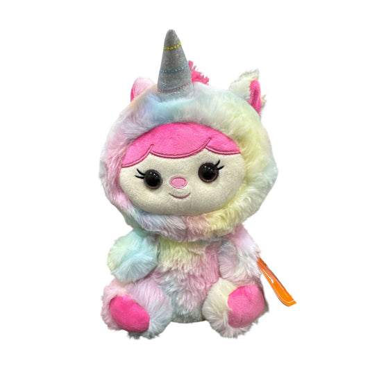 Rainbow Plush Unicorn Stuffed Animal Toy - Soft & Colorful With Sparkly Horn - Yoonique Brand - 10 Inches Tall