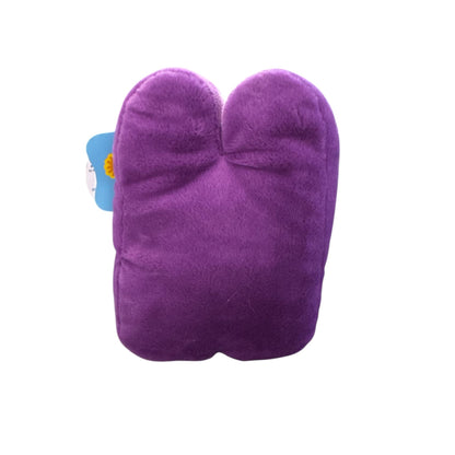 Giggle Scope Plush Purple Smiling Characters With Wooden Feet 8" Soft Toy