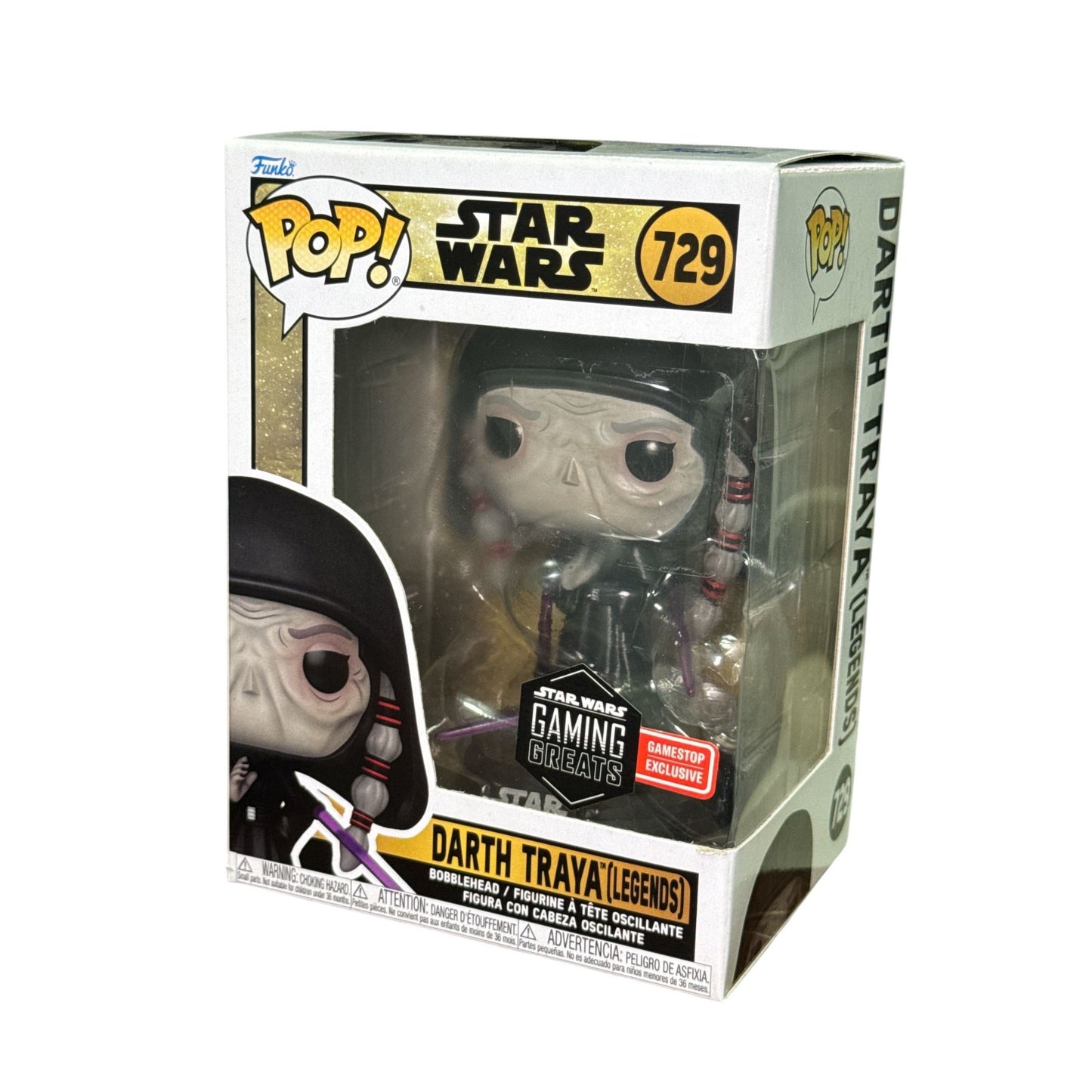 Funko Pop! Star Wars Legends Darth Traya #729 GameStop Exclusive Bobblehead Collectible Figure
