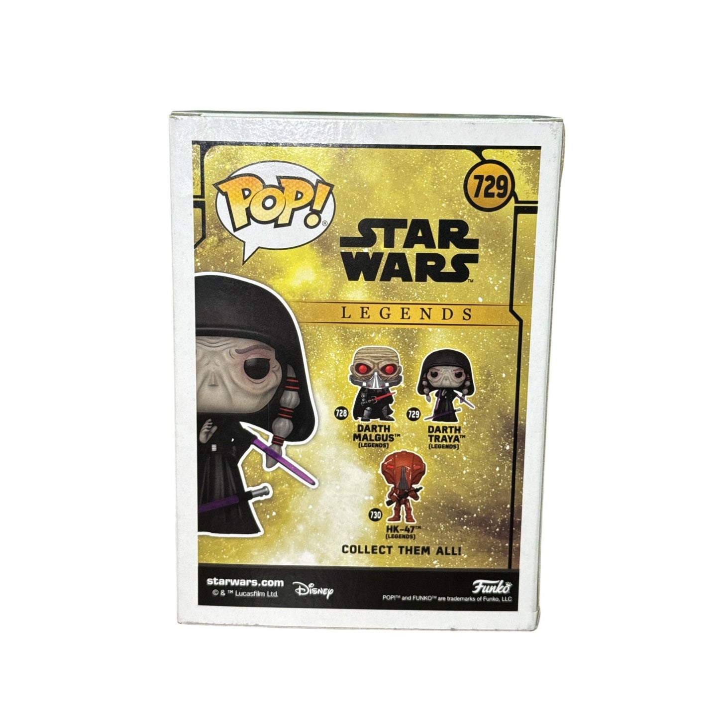 Funko Pop! Star Wars Legends Darth Traya #729 GameStop Exclusive Bobblehead Collectible Figure