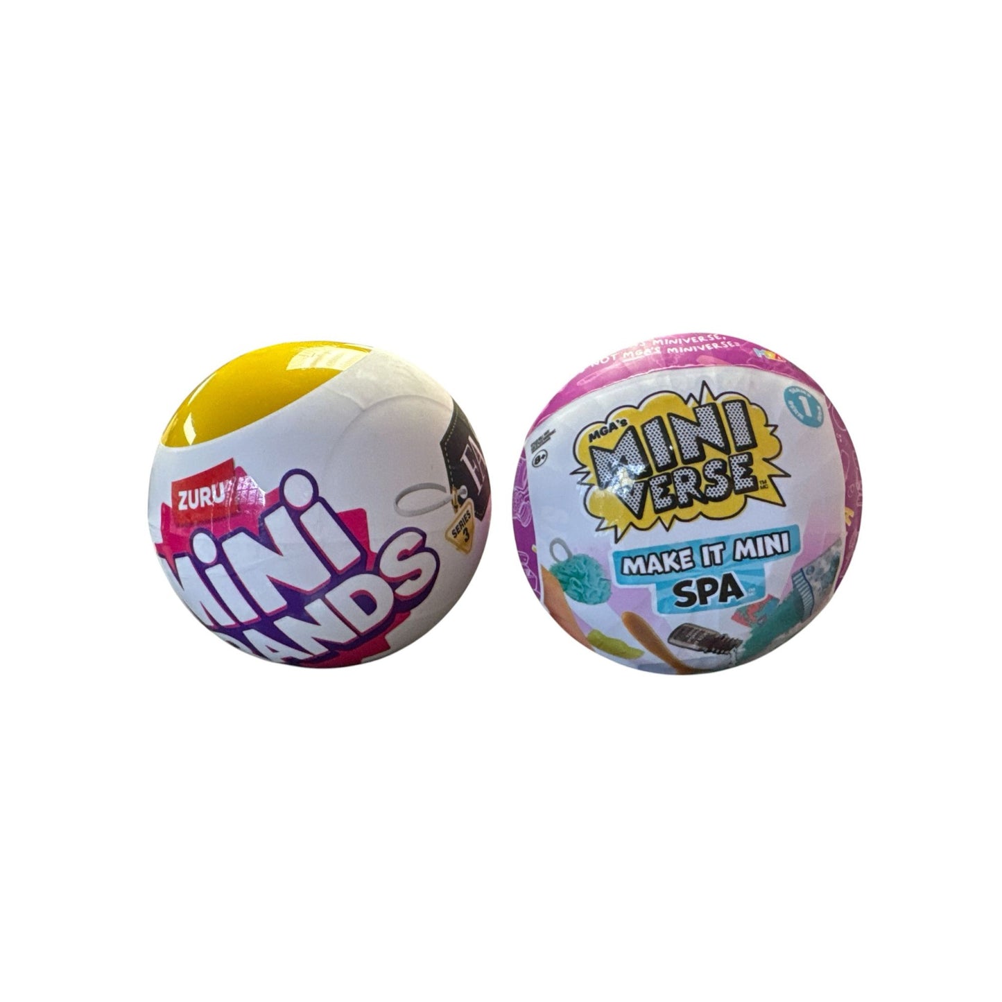 Zuru Mini Brands Fashion Series 3 & MGA Mini Verse Make It Mini Spa Collectibles Set