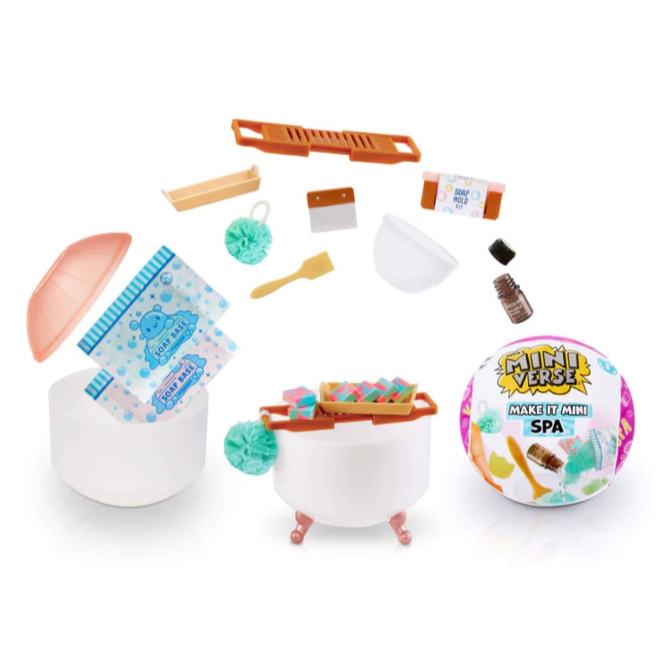 Zuru Mini Brands Fashion Series 3 & MGA Mini Verse Make It Mini Spa Collectibles Set