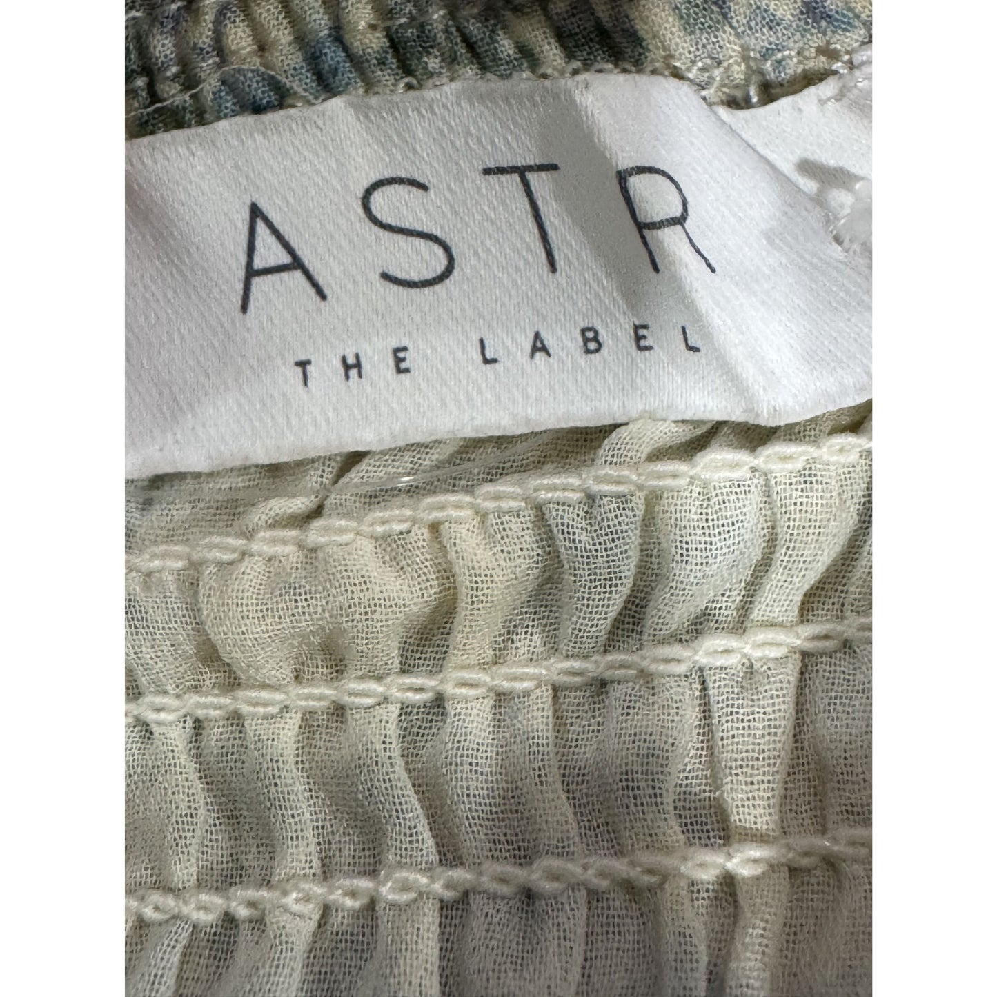 Astr The Label Yellow Green Multi Ruffle Smocked Mini Dress With Adjustable Straps Size M