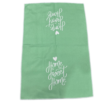 Floral & Home Sweet Home Microfiber Kitchen Towels Set Of 4