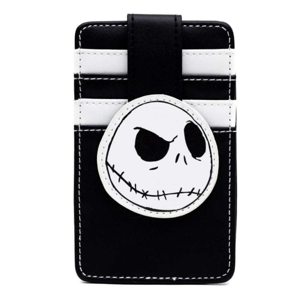 Disney The Nightmare Before Christmas Jack Skellington ID Card Holder With Clip - Black & White