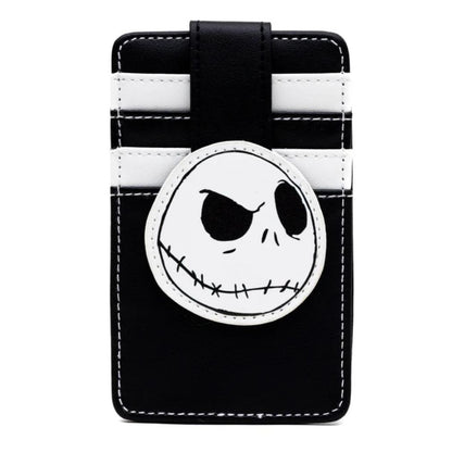 Disney The Nightmare Before Christmas Jack Skellington ID Card Holder With Clip - Black & White