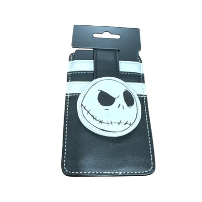 Disney The Nightmare Before Christmas Jack Skellington ID Card Holder With Clip - Black & White