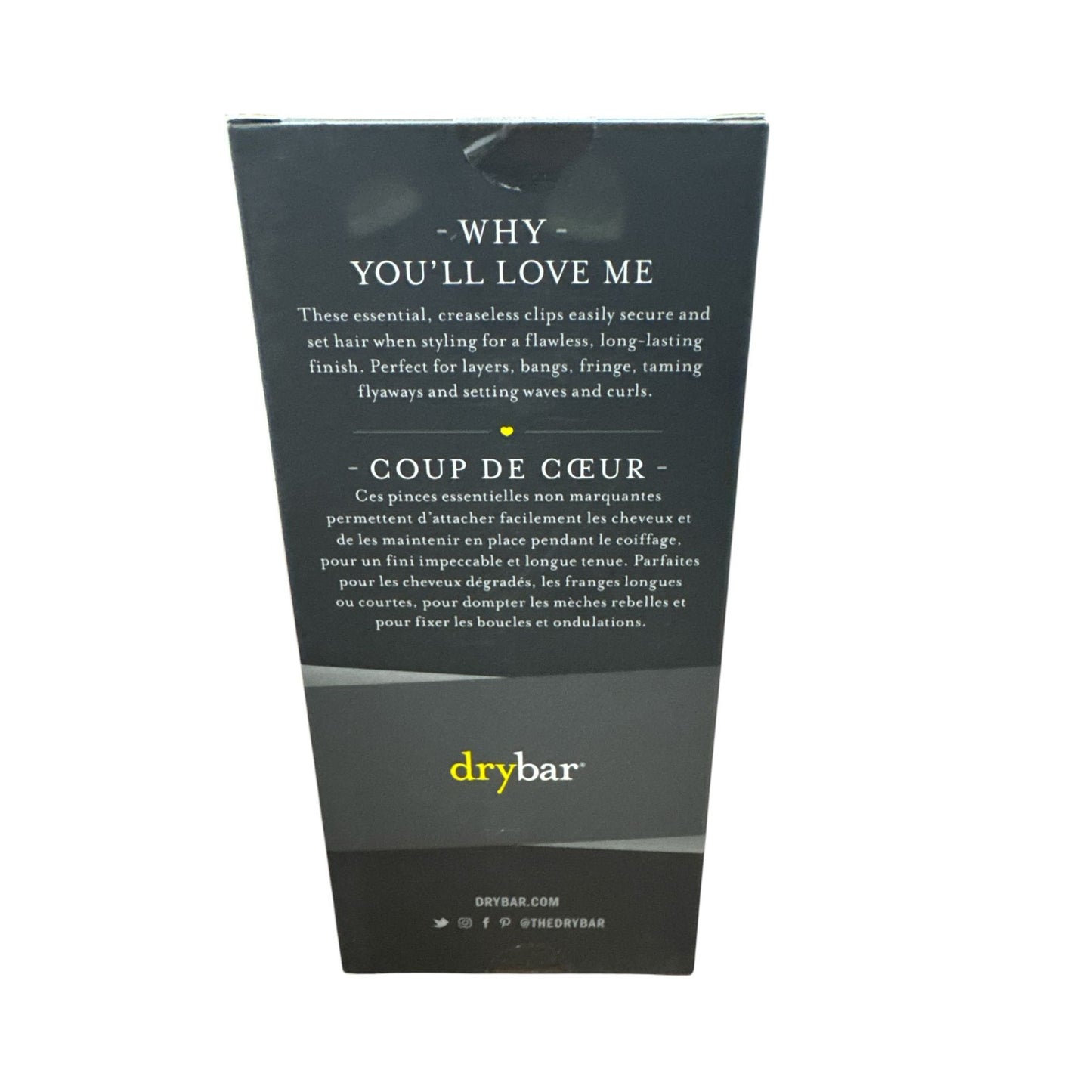 Drybar Tiny Tamers 6 Creaseless Clips For Styling & Flyaway Control