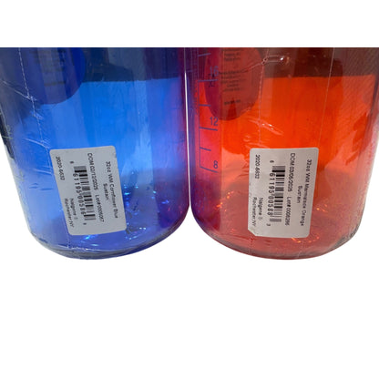 Nalgene 32 Oz (2-pack) Wide Mouth Water Bottles BPA-Free Durable & Leak-Proof Design (Cornflower & Marmalade)