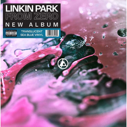 Linkin Park From Zero Translucent Sea Blue Vinyl New Album Sealed Collectible Record