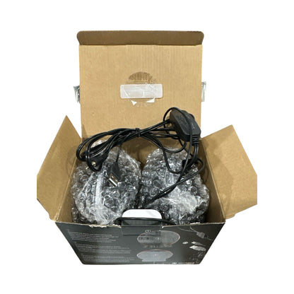 Enhance USB Stereo Speakers With LED Accents & Rubberized Housing 10W RMS Power 3.5mm AUX & USB Input