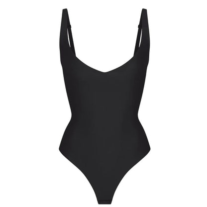 Skims Core Sculpt Plunge Thong Bodysuit XXS