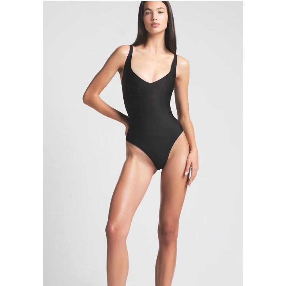 Skims Core Sculpt Plunge Thong Bodysuit XXS