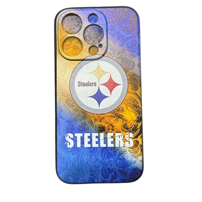 Steelers-Themed iPhone 15 Pro Case With Textured Design And Durable Material