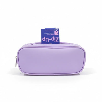 UP&UP Triple Zip Multicompartment Pencil Case Pouch Purple