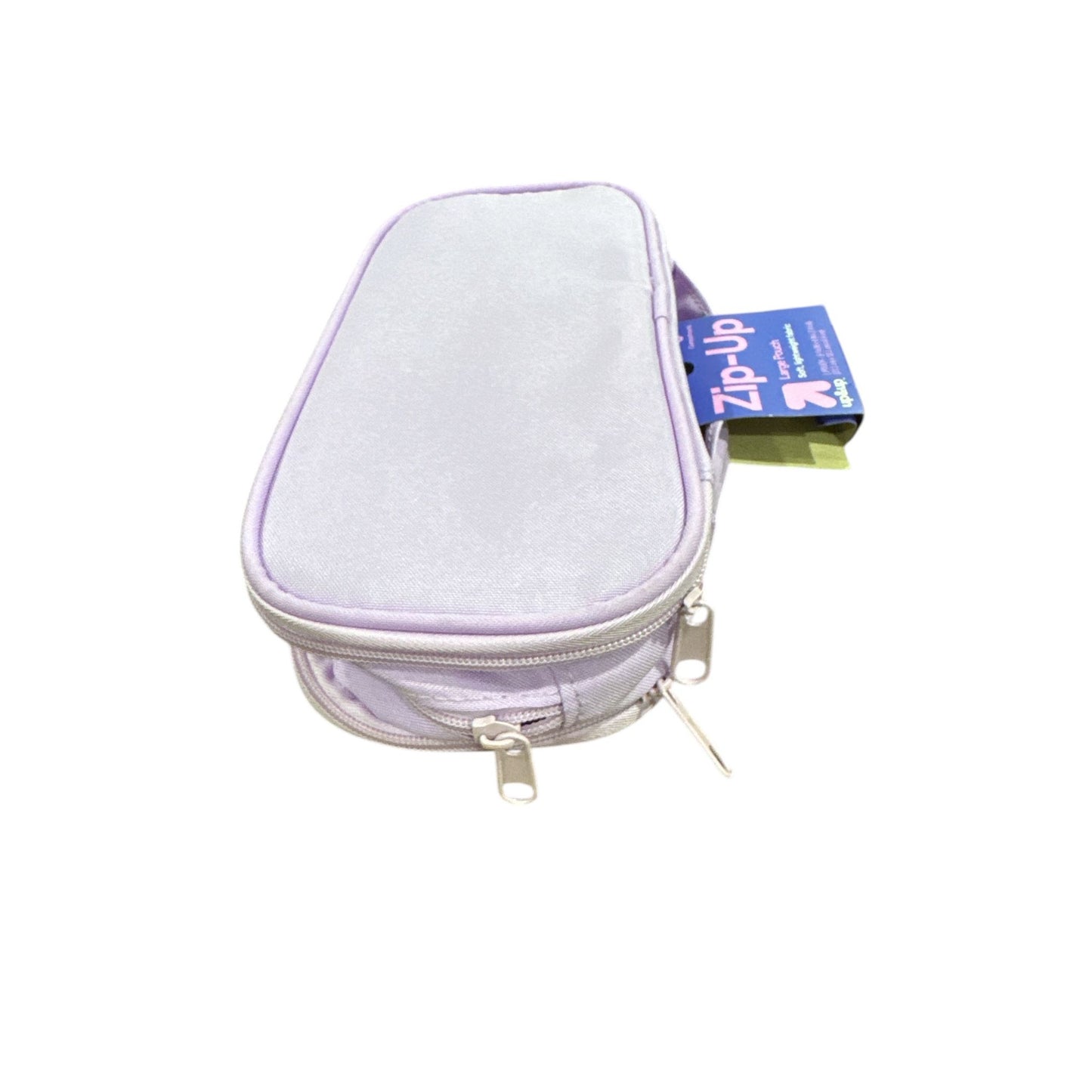 UP&UP Triple Zip Multicompartment Pencil Case Pouch Purple