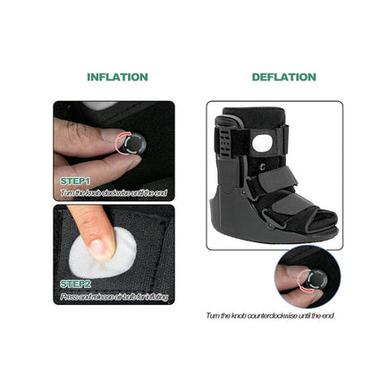 Walking Boot for Broken & Injured Foot, Sprained Ankle, Fracture, L
