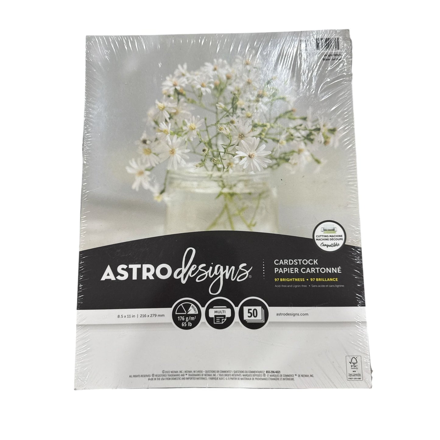 Astrodesigns Cardstock 50 Sheets, Zebra Sarasa Clip Gel Pens 5ct, & Noted By Post-It Felt Tip Pens 3ct