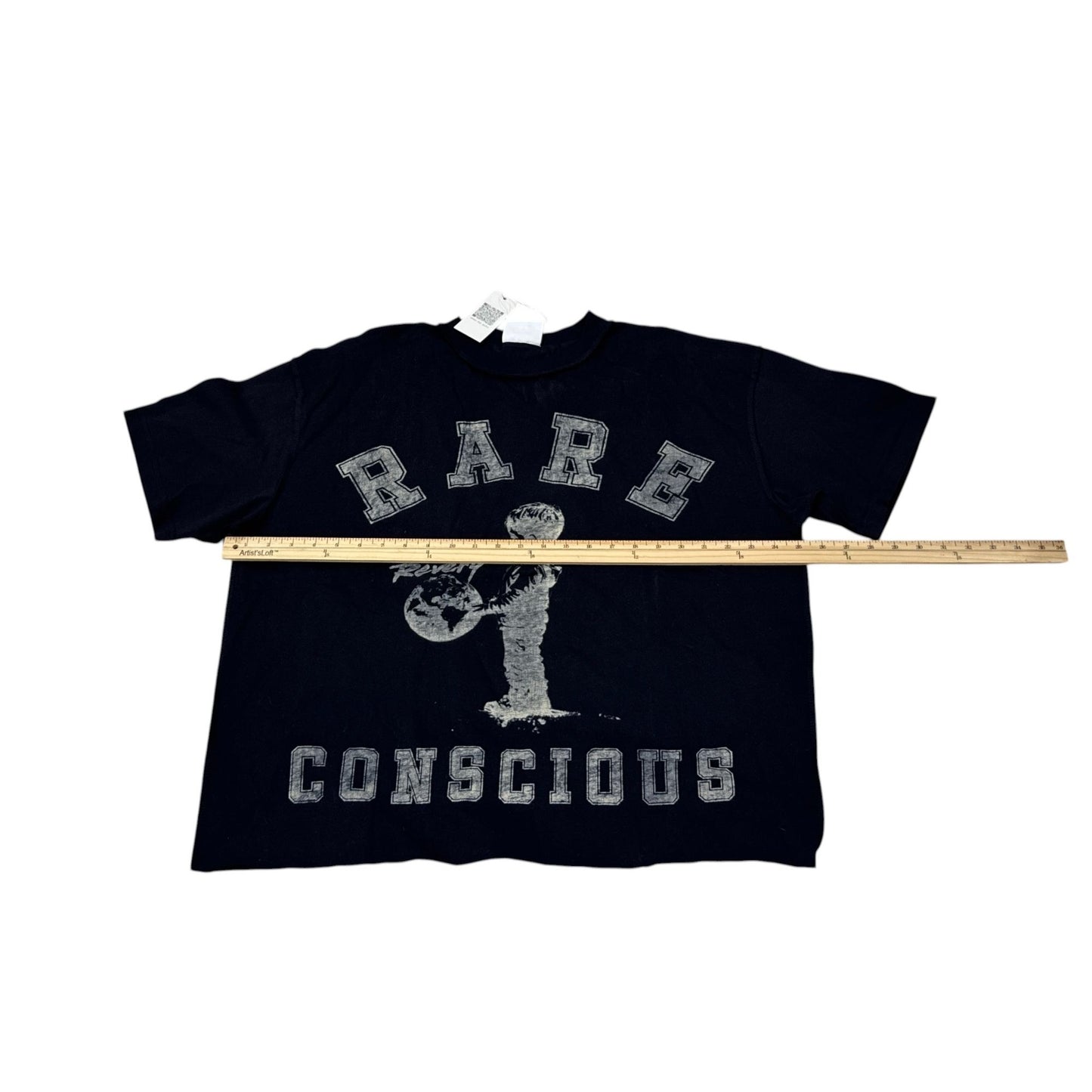Rare Conscious Revery Mind Graphic T-Shirt Black Cotton Mens M New With Tags