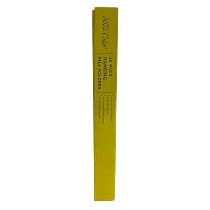 Studio Calico 20-Pack Hanging File Folders Through The Years Folder System Preprinted & Blank Yellow