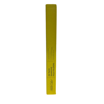 Studio Calico 20-Pack Hanging File Folders Through The Years Folder System Preprinted & Blank Yellow