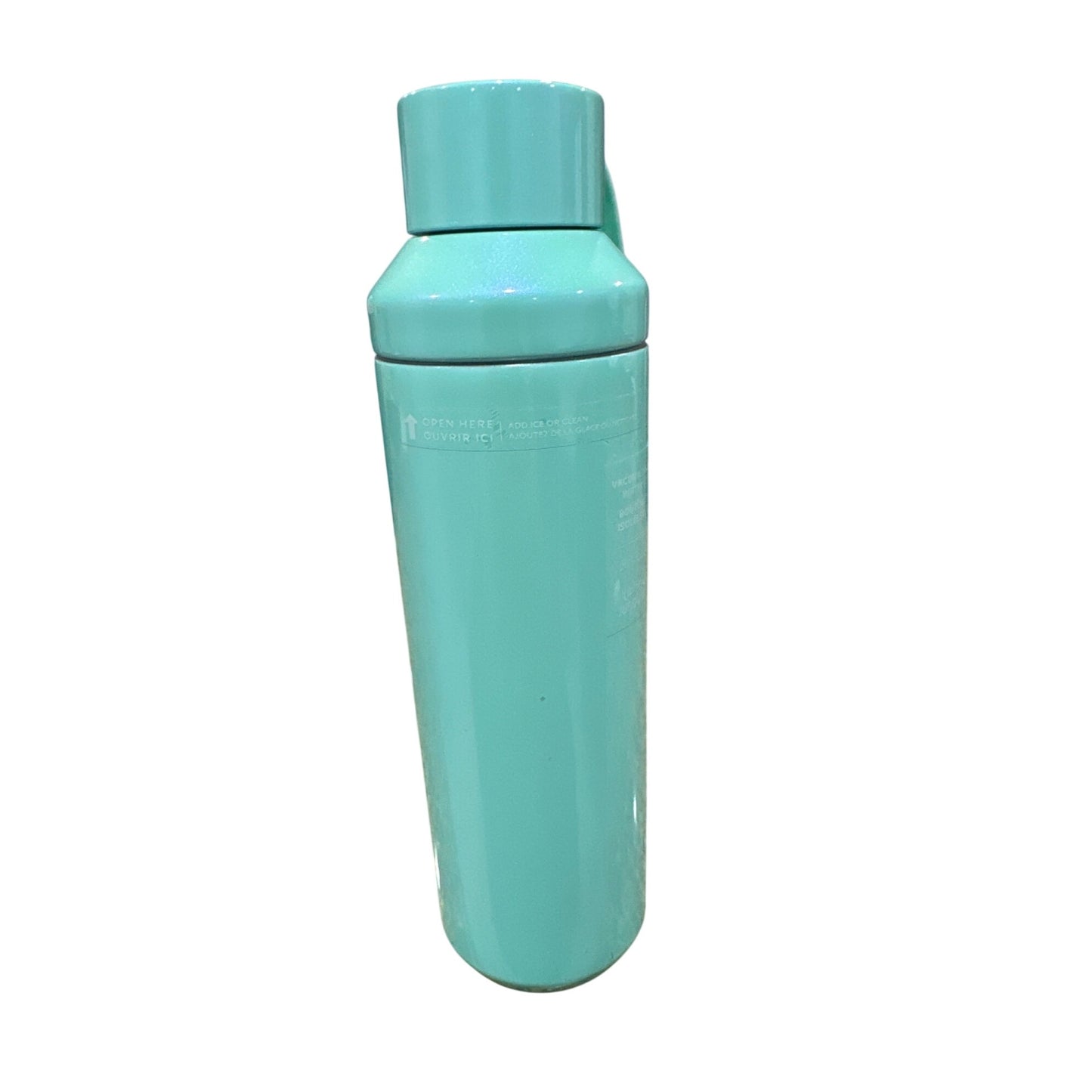 Starbucks 20 Oz Aqua Blue Vacuum Insulated Stainless Steel Water Bottle With Handle