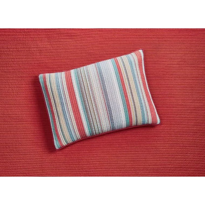 Martha Stewart Collection Backyard Yarndye 100% Cotton Standard Sham - Multicolor Striped Design