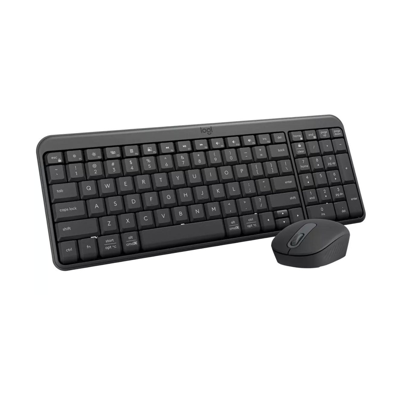 Logitech Bluetooth Compact Keyboard & Mouse Combo Wireless Multi-Device Black Windows/MacOS/ChromeOS Compatible