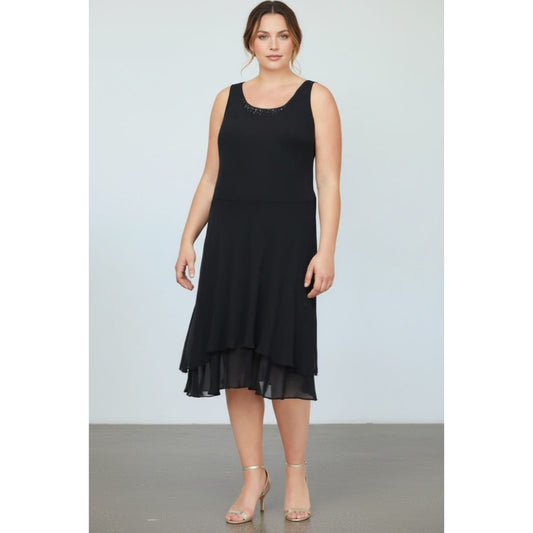 SLNY Women's Black Dress 22W