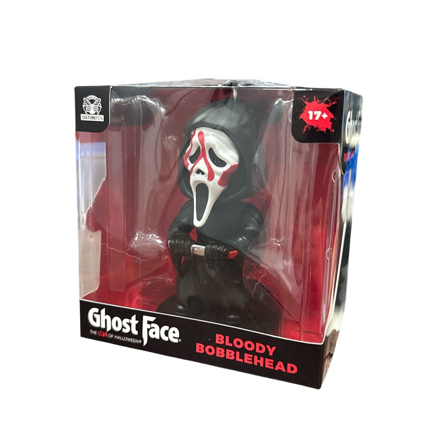 Ghost Face Bloody Bobblehead By CultureFly 17+ Exclusive Stylized Art Collectible