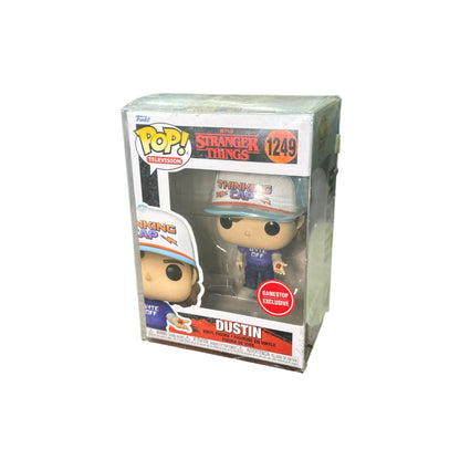 Funko Pop Stranger Things Dustin Vinyl Figure 1249 GameStop Exclusive Collectible