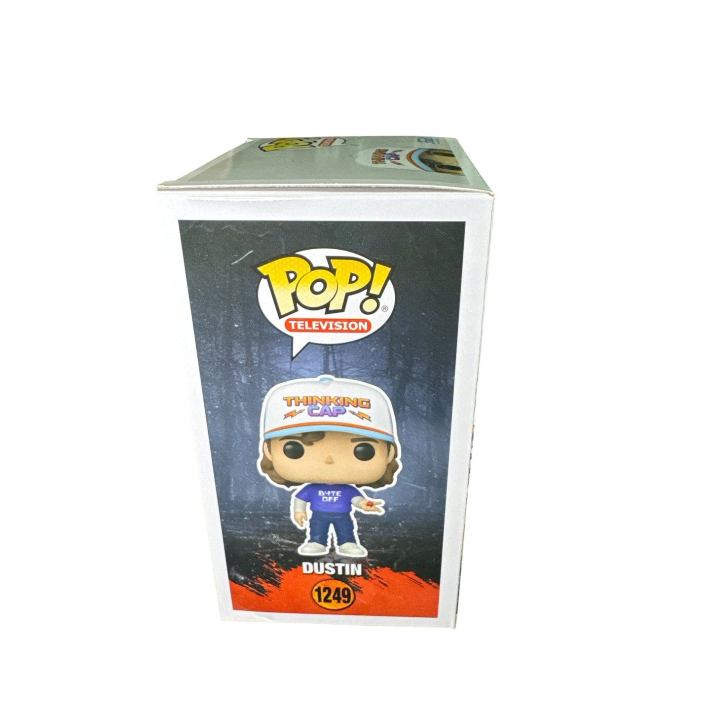 Funko Pop Stranger Things Dustin Vinyl Figure 1249 GameStop Exclusive Collectible
