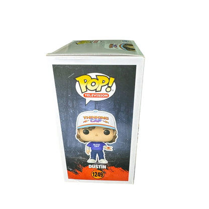 Funko Pop Stranger Things Dustin Vinyl Figure 1249 GameStop Exclusive Collectible