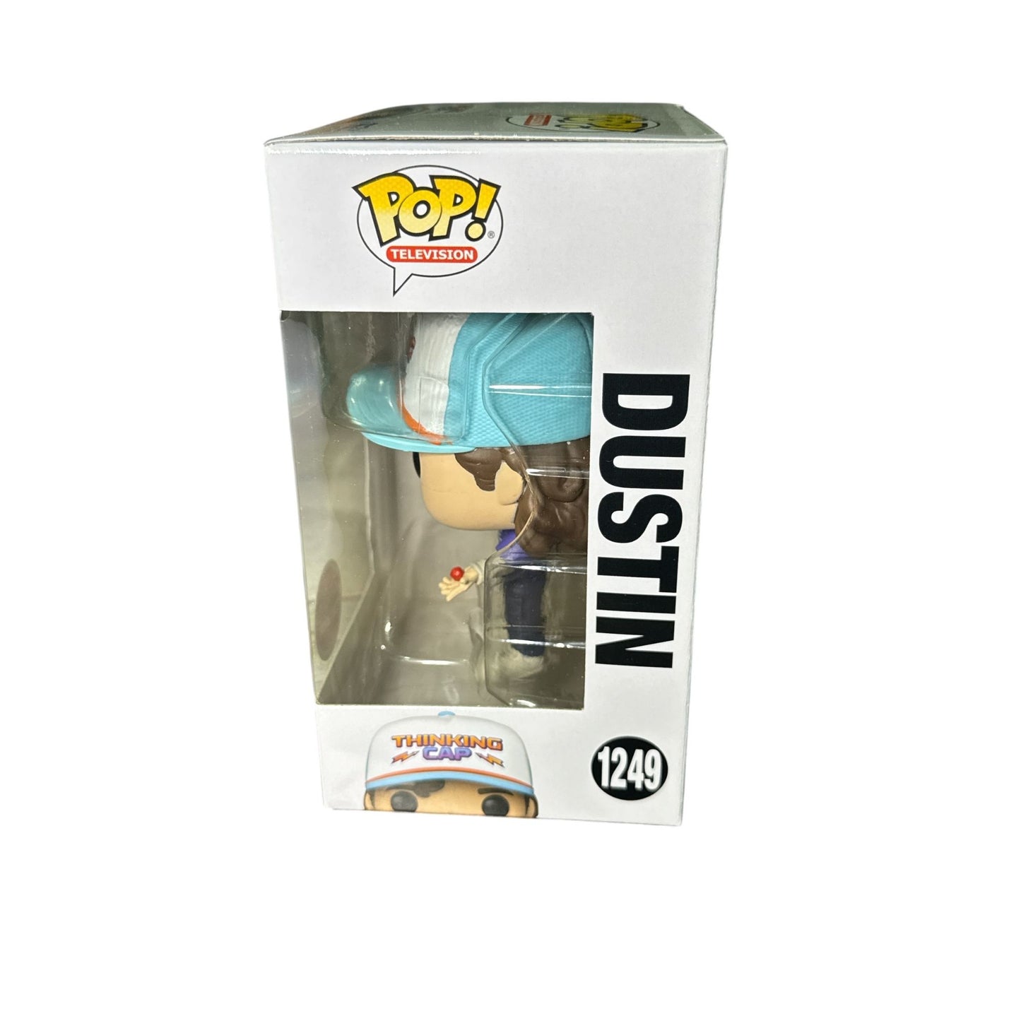 Funko Pop Stranger Things Dustin Vinyl Figure 1249 GameStop Exclusive Collectible