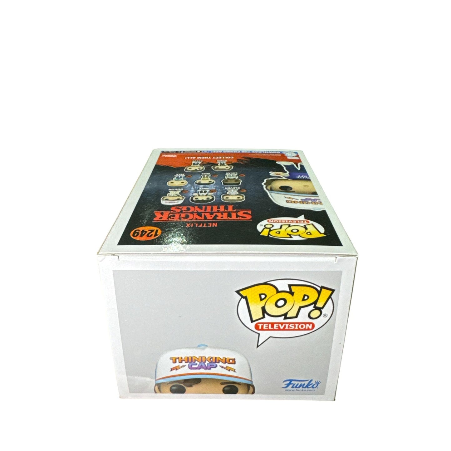 Funko Pop Stranger Things Dustin Vinyl Figure 1249 GameStop Exclusive Collectible